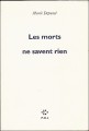 couverture les morts ne savent